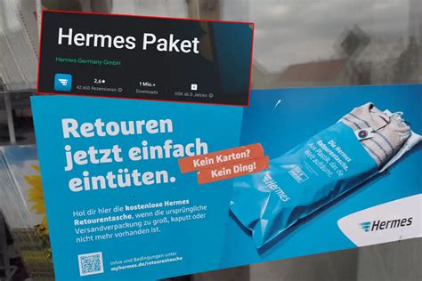 hermes app retoure